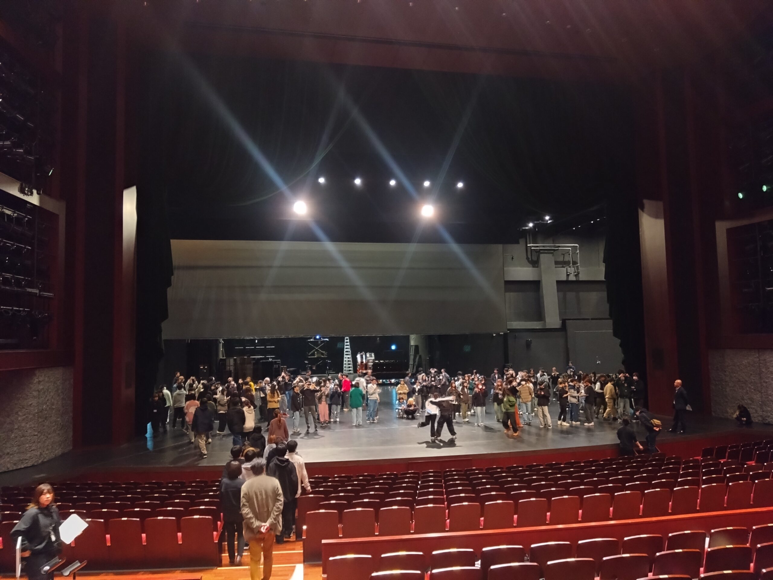 音響学科が札幌文化芸術劇場hitaruの劇場見学会に参加！普段見ることができない大ホールの舞台裏を見学！