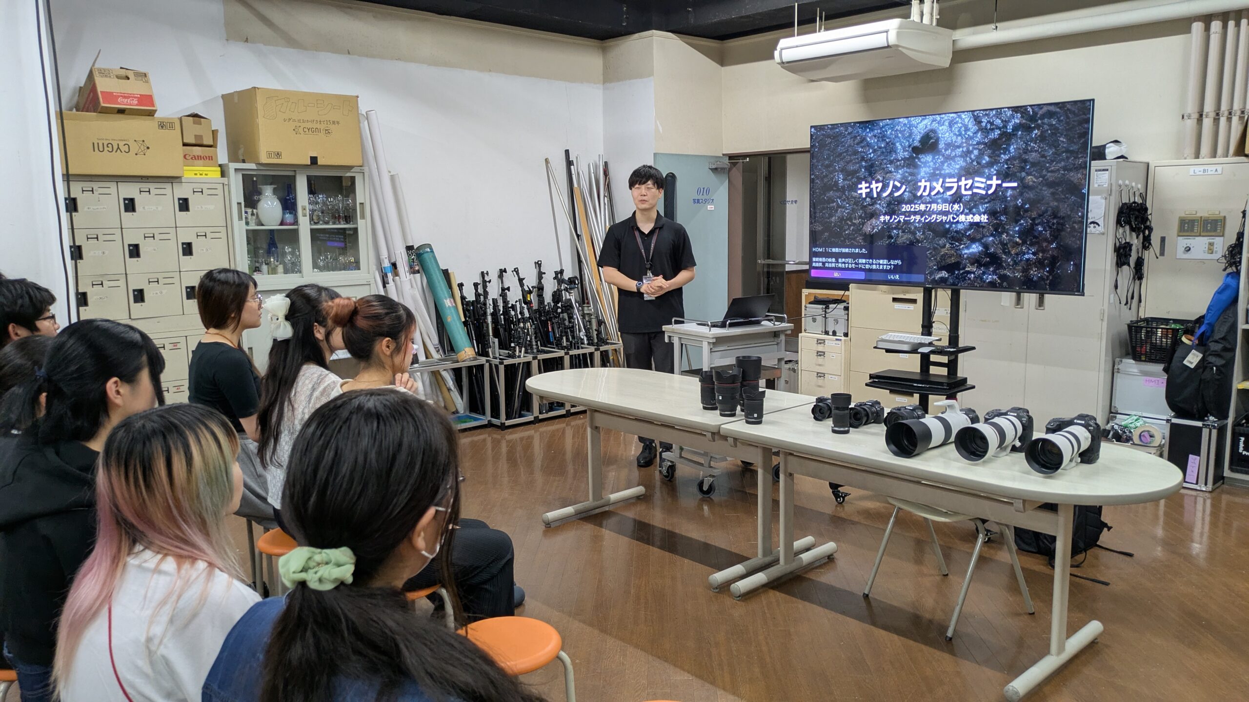 写真学科 『キヤノン カメラセミナー』開催！